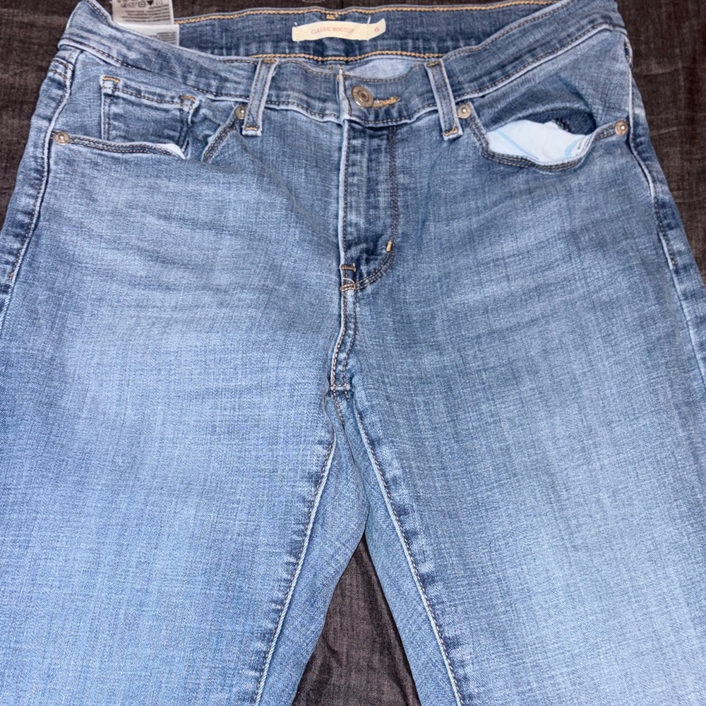 Levi's Blue Flare & Wide Leg Jeans